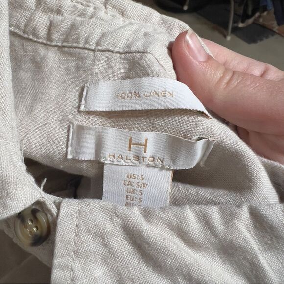 H by Halston Lightweight Linen Sleeveless Button Down Dress Size small - Picture 15 of 15